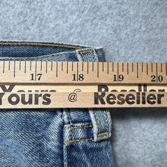 VTG Levis 501 Size 38x34 Distressed Button Fly Denim Y2K Medium Wash - Picture 10 of 11